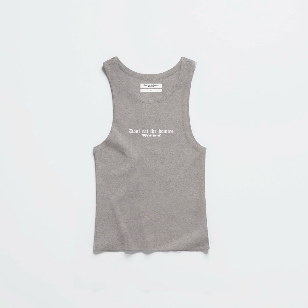 NWOT Don’t eat the homies vegan tank